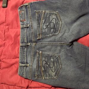 Silver Jeans W30 Bootcut Aiko, Cut Cuffs